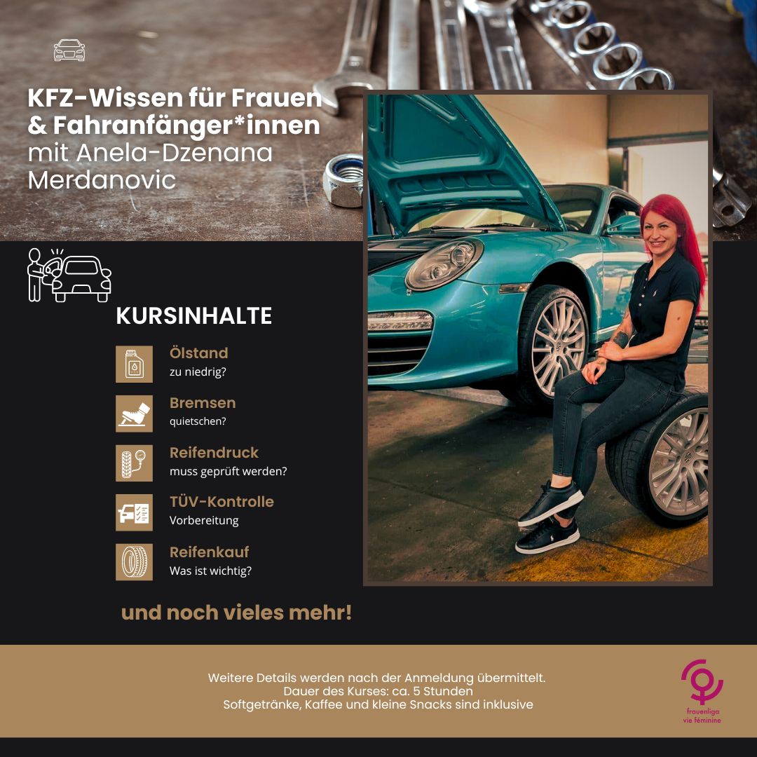 Homepage - KFZ-Wissen für Frauen & Fahranfängerinnen